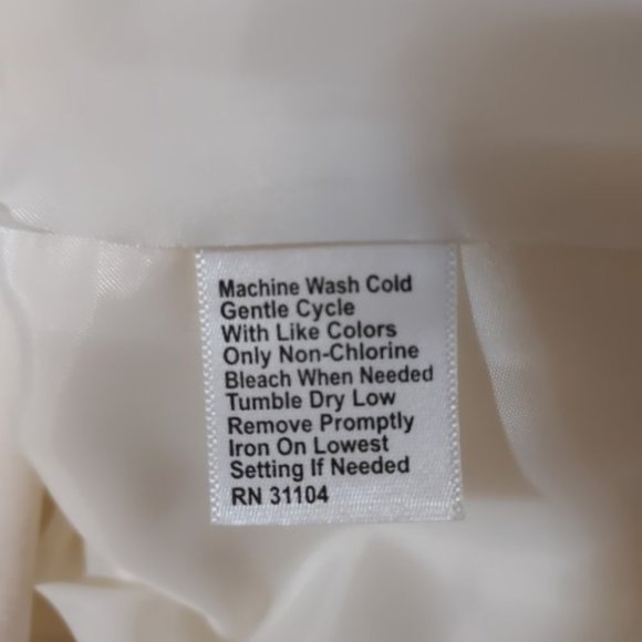 Kim Rogers Atlas Ivory Fully Lined Blazer Size M NWT - Picture 8 of 9